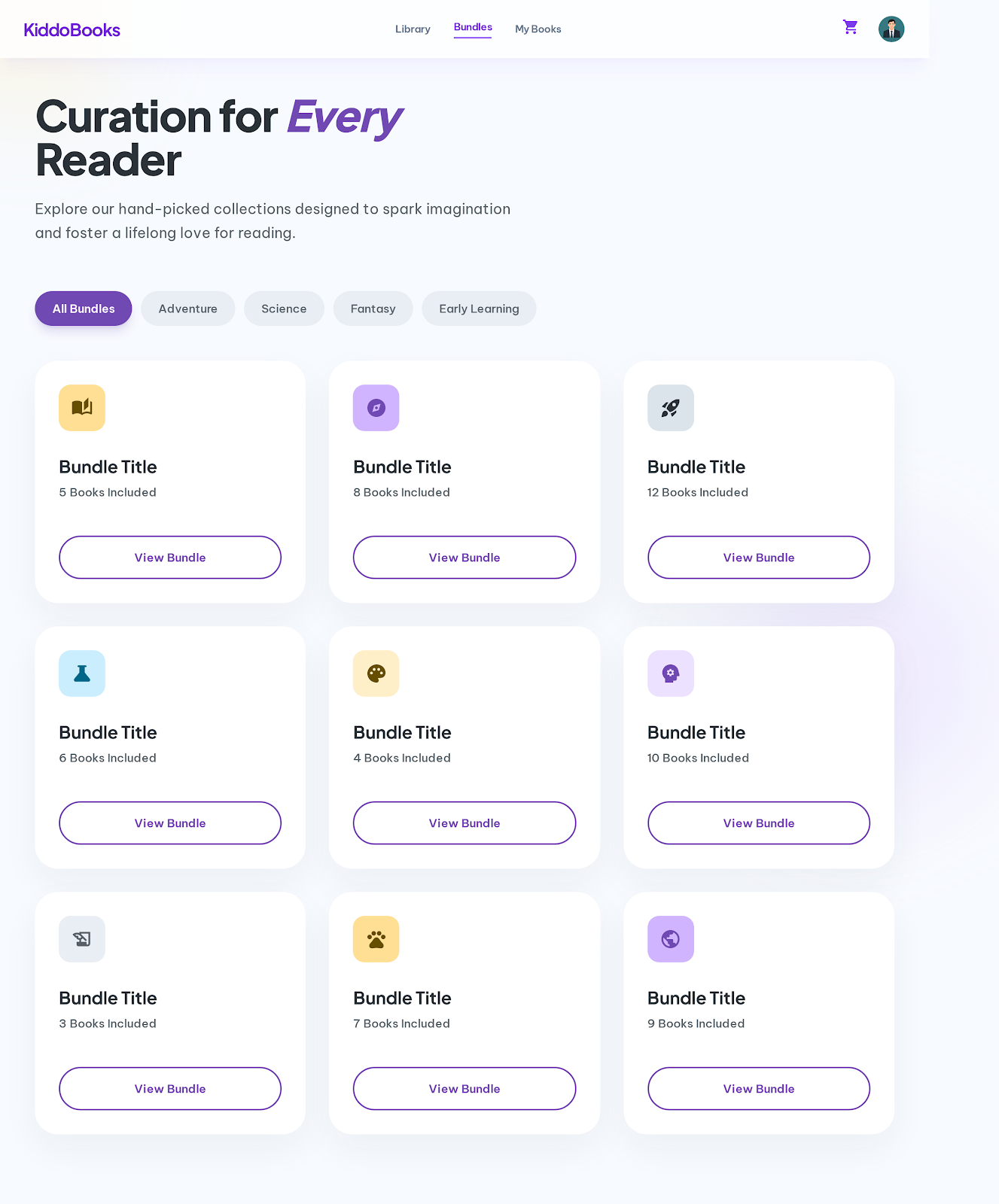 KiddoBooks bundle library preview